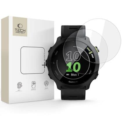 Tech-Protect Glass Fit+ 2-Pack Garmin Forerunner 55 Clear
