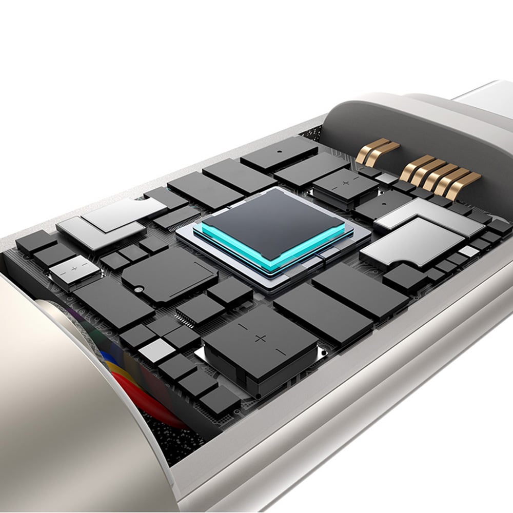 Baseus - Data Καλώδιο Titanium (p10378100g21-01) - USB-C To Type-C, 100w, Fast Charging, 480mbps, 2m - Galaxy Titanium Gold - Image 17