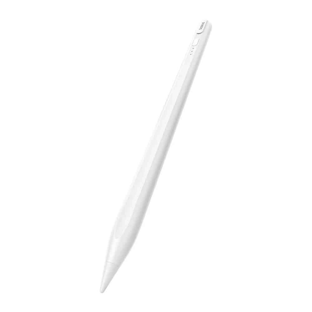 Baseus - Stylus Pen Smooth Writing Iii Series (p80080805213-00) - For iPad, Wired Charging, Active Wireless Version - White - Image 2