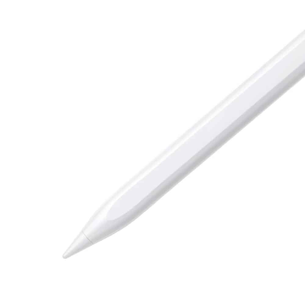 Baseus - Stylus Pen Smooth Writing Iii Series (p80080805213-00) - For iPad, Wired Charging, Active Wireless Version - White - Image 4