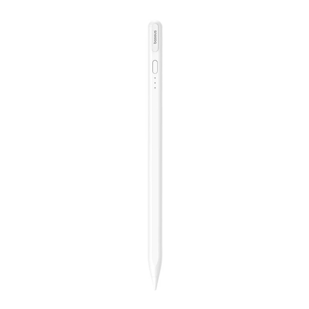 Baseus - Stylus Pen Smooth Writing Iii Series (p80080805213-00) - For iPad, Wired Charging, Active Wireless Version - White - Image 3