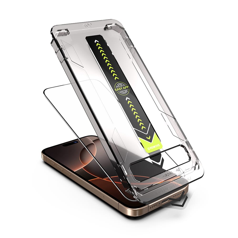 Techsuit - Titanglass Fullcover - iPhone 17 Pro Max - Μαύρο - Image 6