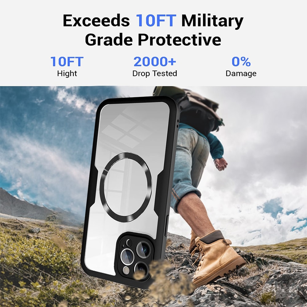 Techsuit ColorVerse 360 MagSafe Series - θήκη για Apple iPhone 17 Pro Max - Μαύρο - Image 5
