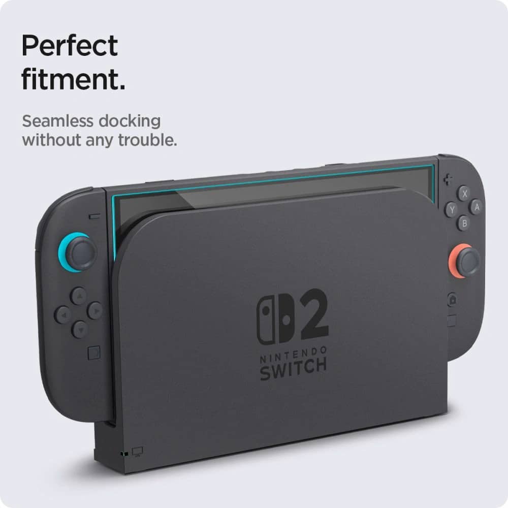 Techsuit - (2 Πακέτο) Premium Γυαλί Switchaura Με Εφαρμοστήρα (ns1) - Για Nintendo Switch 2, Αντίσταση 9h - Διαφανές - Image 7