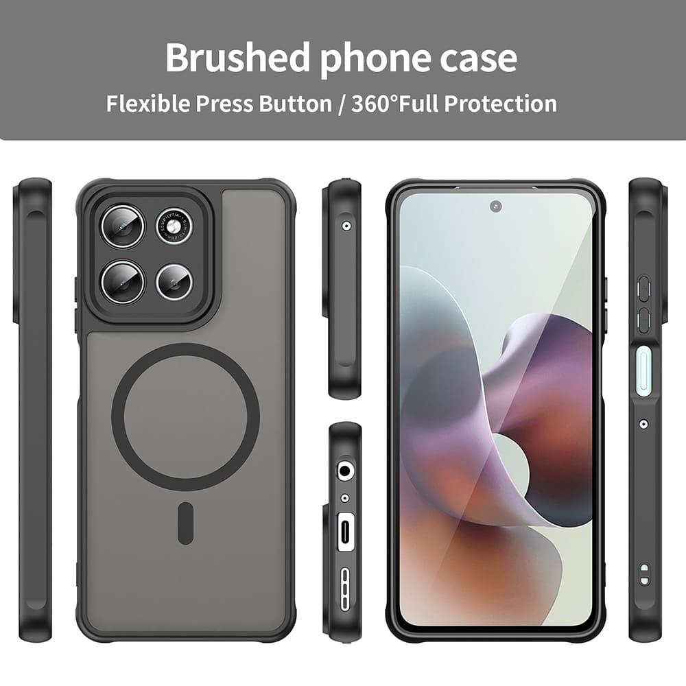 Techsuit HaloFrost II MagSafe - θήκη για Motorola Moto G56 - Μαύρο - Image 5