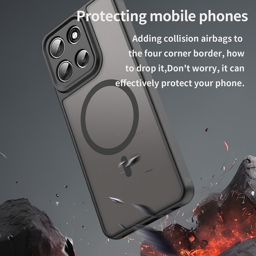 Techsuit HaloFrost II MagSafe - θήκη για Motorola Moto G56 - Μαύρο - Image 3