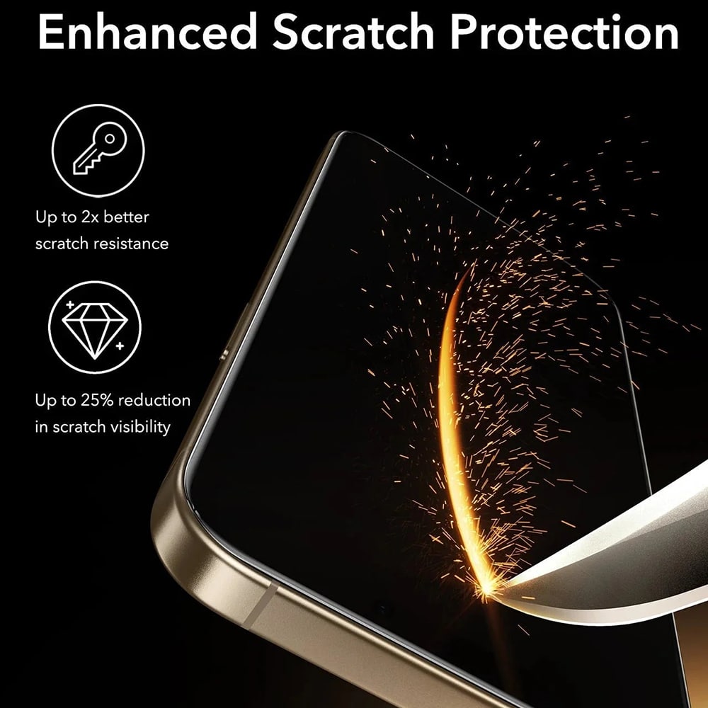 ESR - Corning Corning Gorilla Glass Ultrafit™ (3 Pack) - iPhone 17 Pro Max - Clear - Image 2