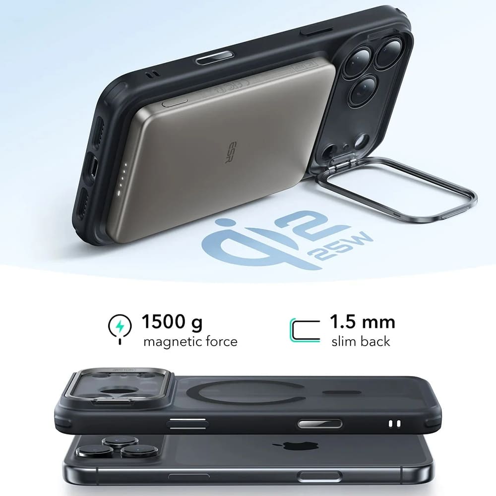 ESR Classic Hybrid HaloLock - θήκη για Apple iPhone 17 Pro - Μαύρο - Image 6