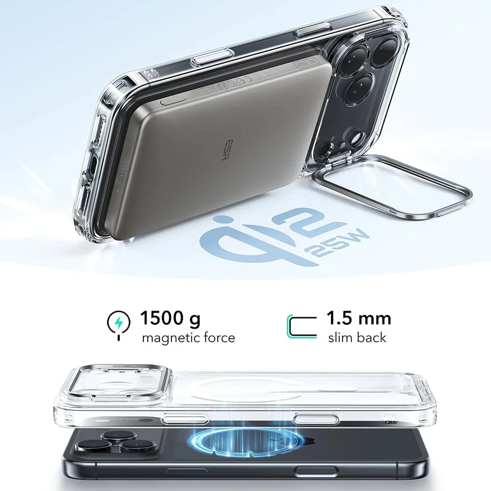 ESR Classic Hybrid HaloLock - θήκη για Apple iPhone 17 Pro Max - Διάφανο - Image 6