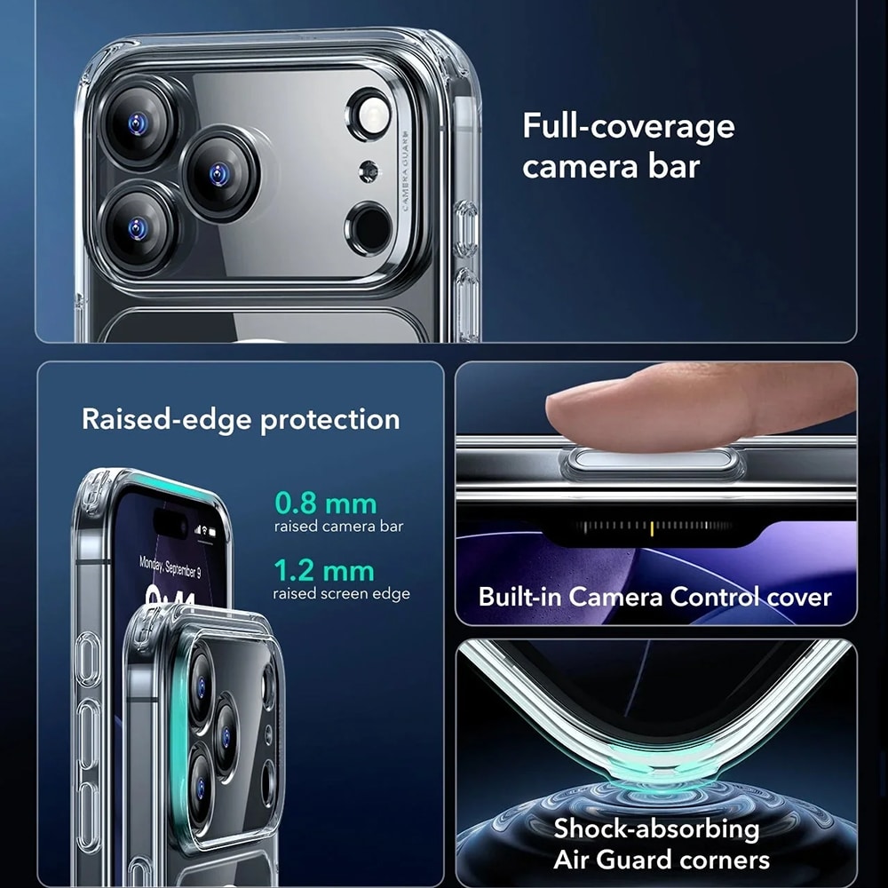 ESR Classic Hybrid HaloLock - θήκη για Apple iPhone 17 Pro Max - Διάφανο - Image 2