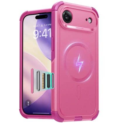 ESR Cyber Halolock - θήκη για Apple iPhone 17 - Ροζ