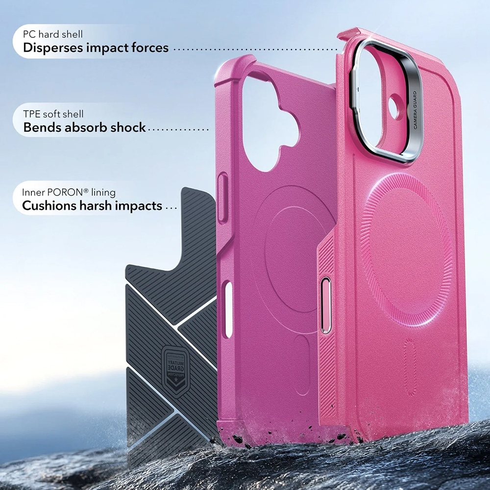 ESR Cyber Armor - θήκη για Apple iPhone 17 - Ροζ - Image 4