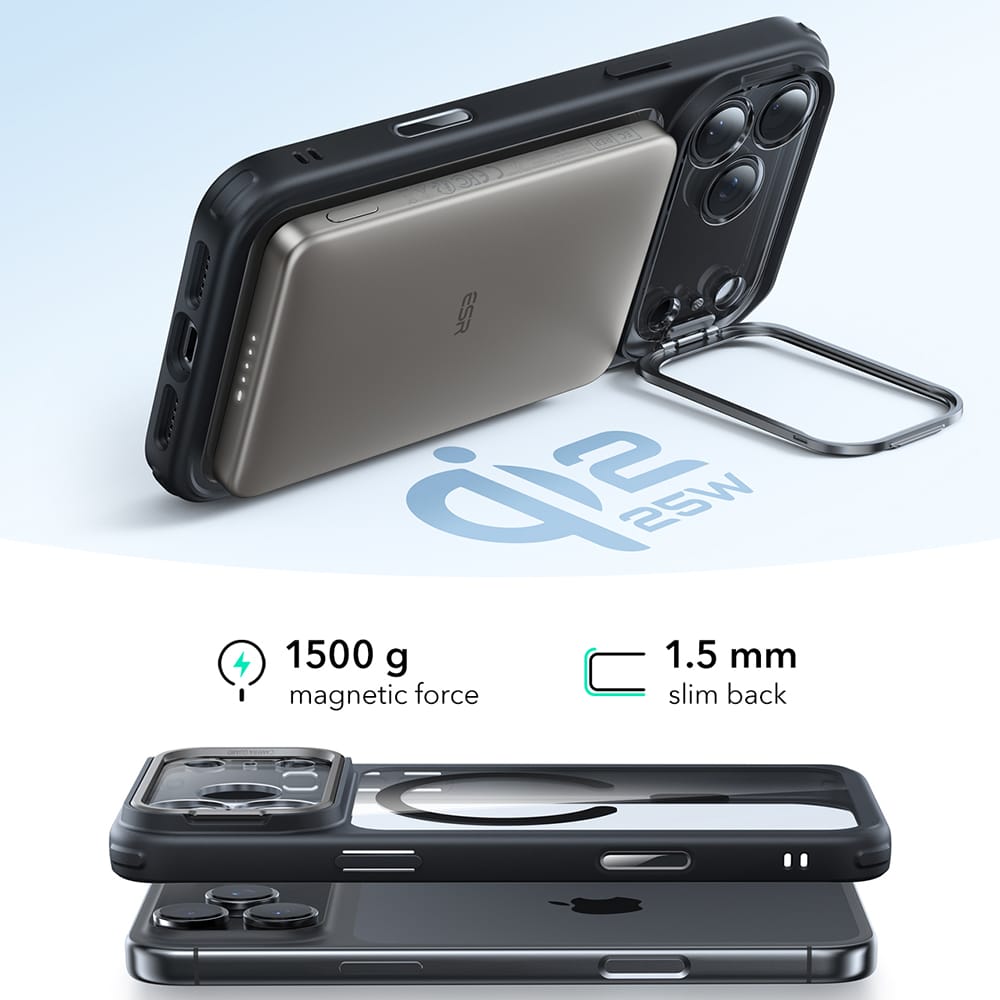 ESR Classic Hybrid HaloLock - θήκη για Apple iPhone 17 Pro Max - Διάφανο - Image 4