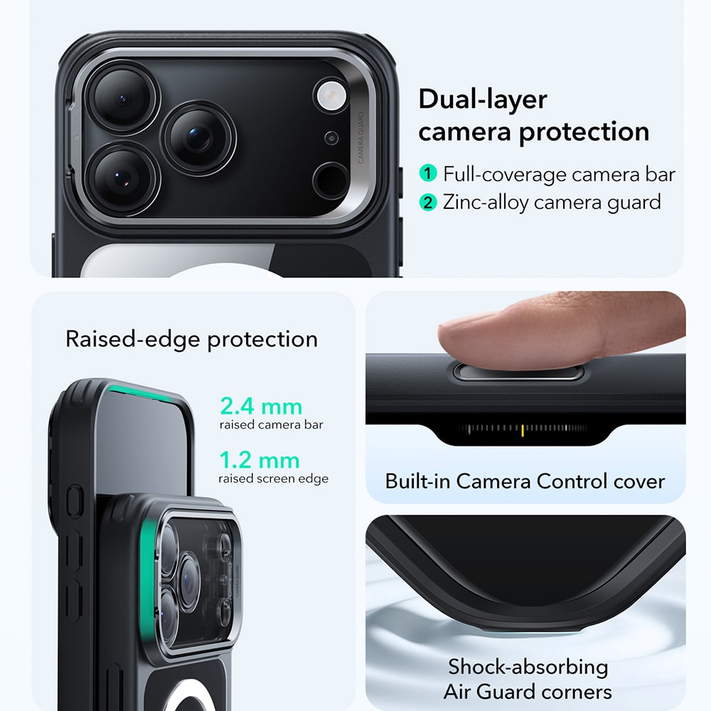 ESR Classic Hybrid HaloLock - θήκη για Apple iPhone 17 Pro Max - Διάφανο - Image 5