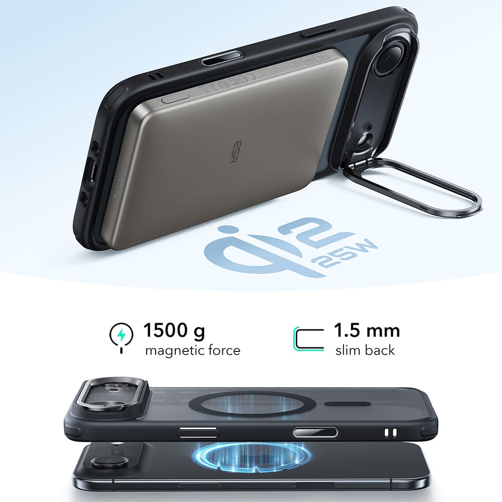 ESR Classic Hybrid HaloLock - θήκη για Apple iPhone 17 - Μαύρο - Image 4
