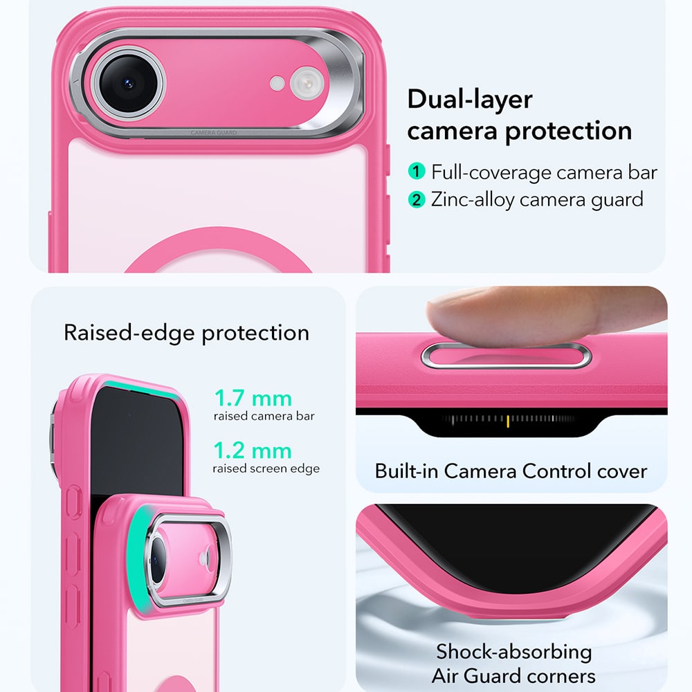 ESR Classic Hybrid HaloLock - θήκη για Apple iPhone 17 - Ροζ - Image 2