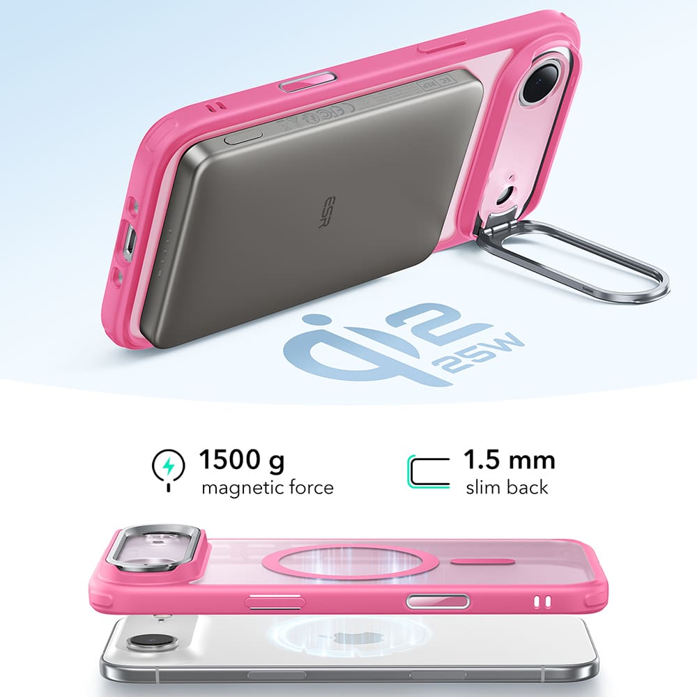 ESR Classic Hybrid HaloLock - θήκη για Apple iPhone 17 - Ροζ - Image 7