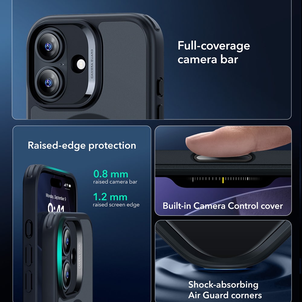ESR Classic Hybrid HaloLock - θήκη για Apple iPhone 17 - Μαύρο - Image 3