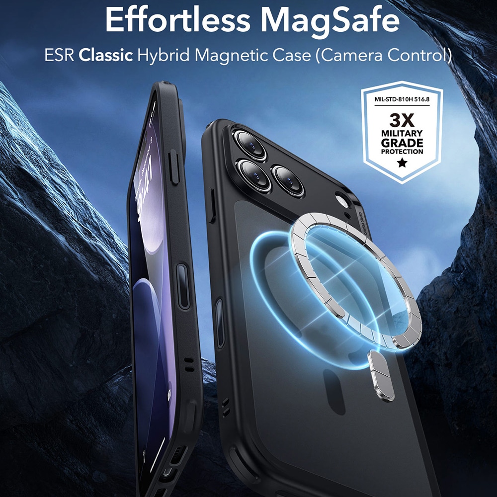 ESR Classic Hybrid HaloLock - θήκη για Apple iPhone 17 Pro Max - Μαύρο - Image 3