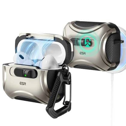 ESR - Cyber Flicklock Halolock - Apple Airpods Pro 3 - Titanium