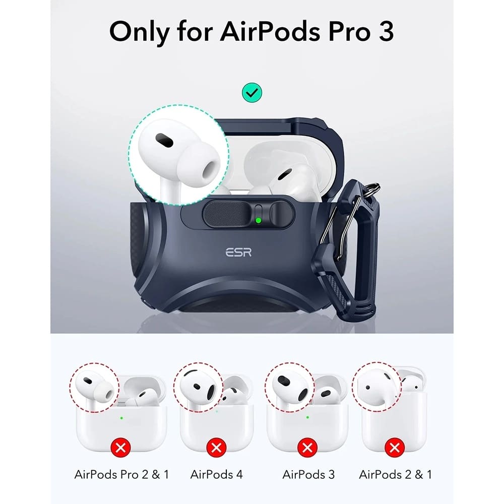 ESR - Cyber Flicklock Halolock - Apple Airpods Pro 3 - Blue - Image 5