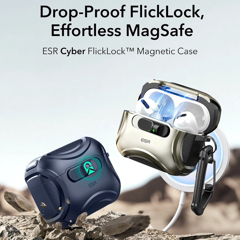 ESR - Cyber Flicklock Halolock - Apple Airpods Pro 3 - Blue - Image 2