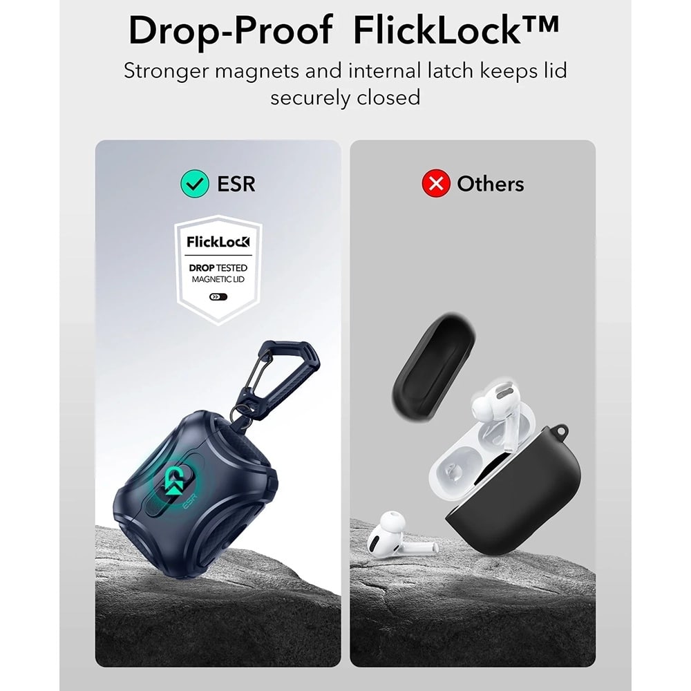 ESR - Cyber Flicklock Halolock - Apple Airpods Pro 3 - Blue - Image 8