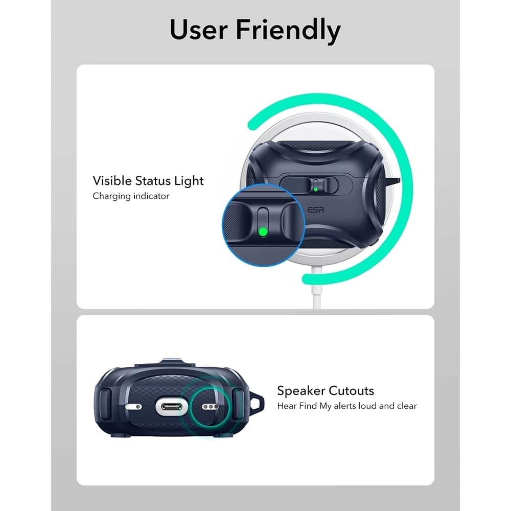 ESR - Cyber Flicklock Halolock - Apple Airpods Pro 3 - Blue - Image 9