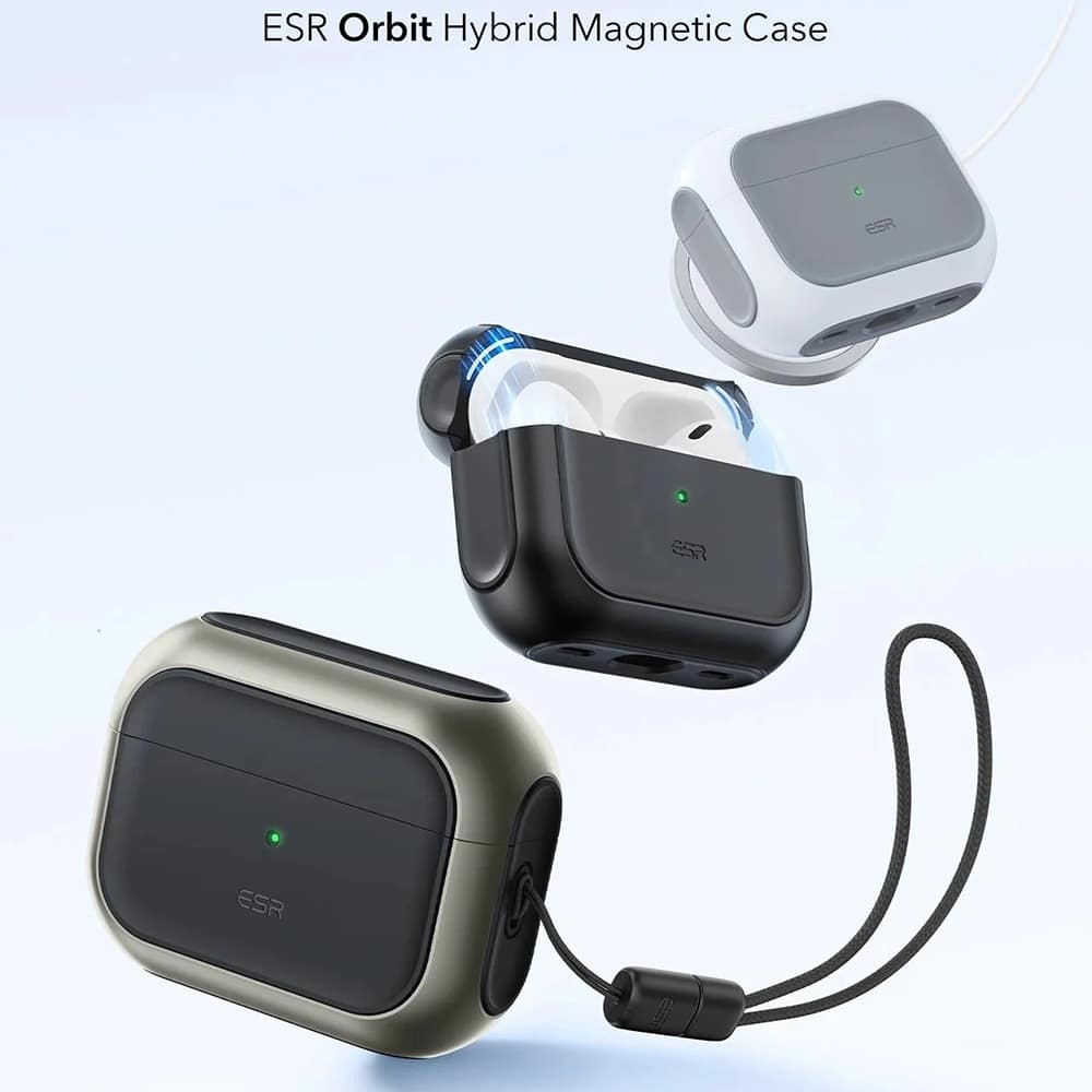 ESR - Orbit Hybrid Halolock - Apple Airpods Pro 3 - Titanium - Image 2