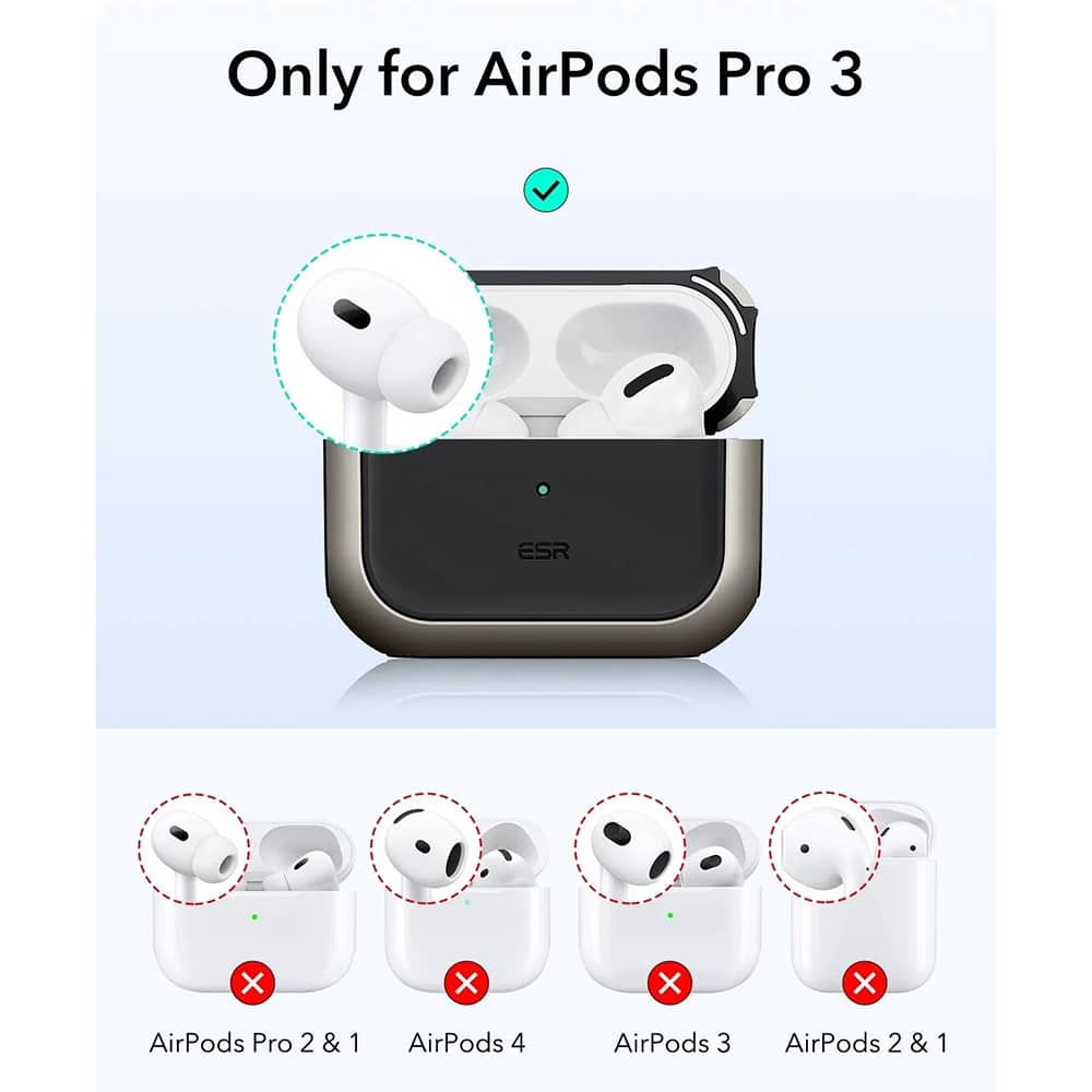 ESR - Orbit Hybrid Halolock - Apple Airpods Pro 3 - Titanium - Image 5