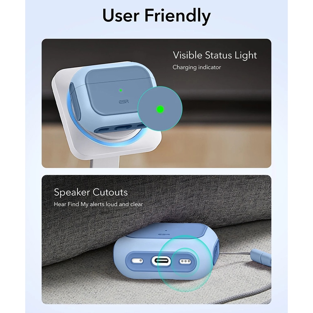 ESR - Orbit Hybrid Halolock - Apple Airpods Pro 3 - Powder Blue - Image 8