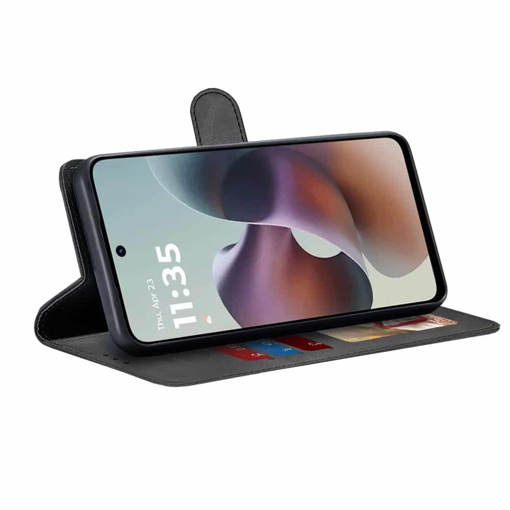 Techsuit Diary Book - θήκη για Motorola Moto G56 - Μαύρο - Image 2