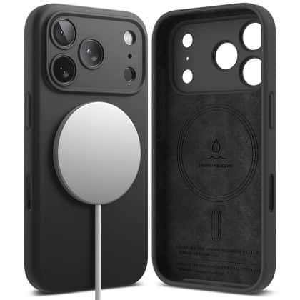 Ringke Silicone Magnetic - θήκη για Apple iPhone 17 Pro Max - Μαύρο