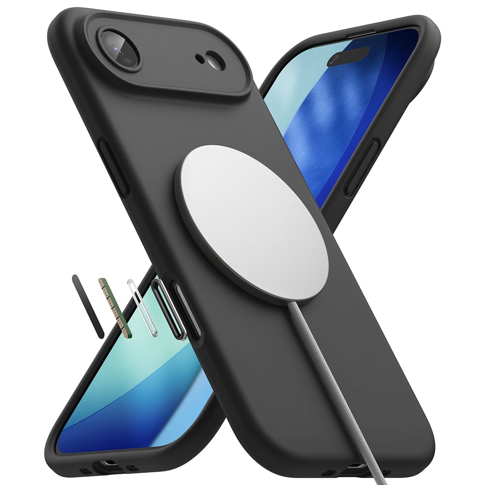 Ringke Silicone Magnetic - θήκη για Apple iPhone 17 - Μαύρο - Image 2