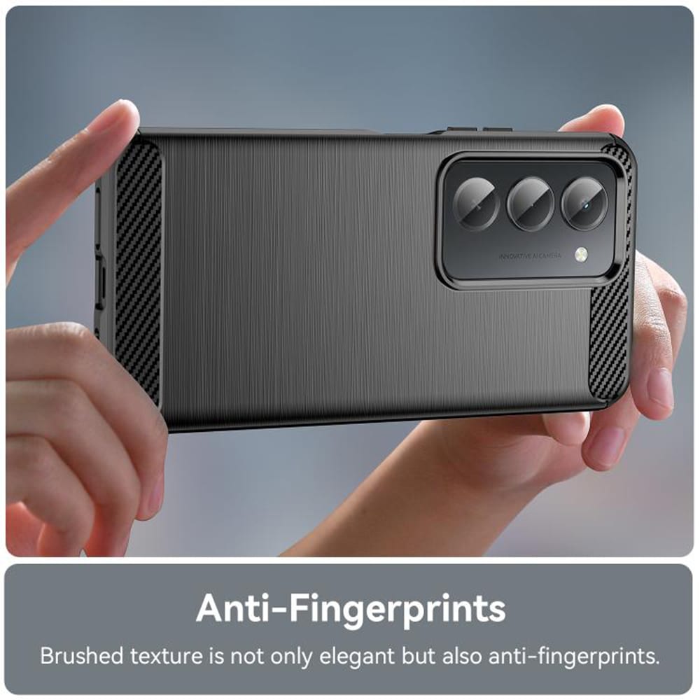 Techsuit Carbon Silicone - θήκη για Xiaomi Redmi 15 / 15C - Μαύρο - Image 6