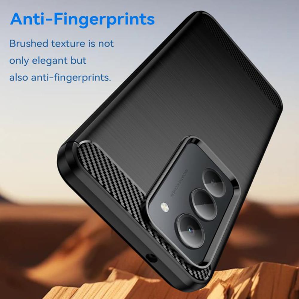 Techsuit Carbon Silicone - θήκη για Xiaomi Redmi 15 / 15C - Μαύρο - Image 3