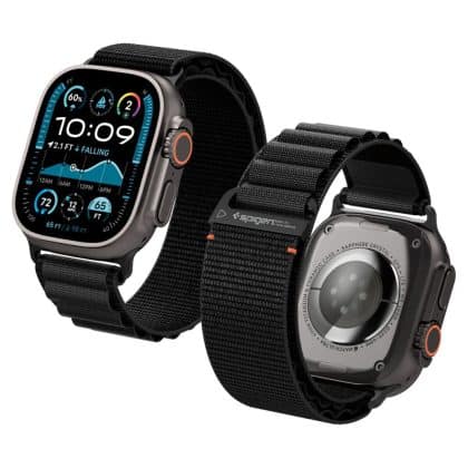 Spigen - Wbf1 - Apple Watch 6 / 7 / 8 / 9 / 10 / Se / Se 2 / Ultra / Ultra 2 (44/45/46/49mm) - Black