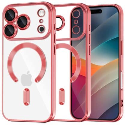 Techsuit Luxury Crystal - θήκη για Apple iPhone 17 Pro Max - Κόκκινο