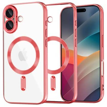 Techsuit Luxury Crystal - θήκη για Apple iPhone 17 - Κόκκινο