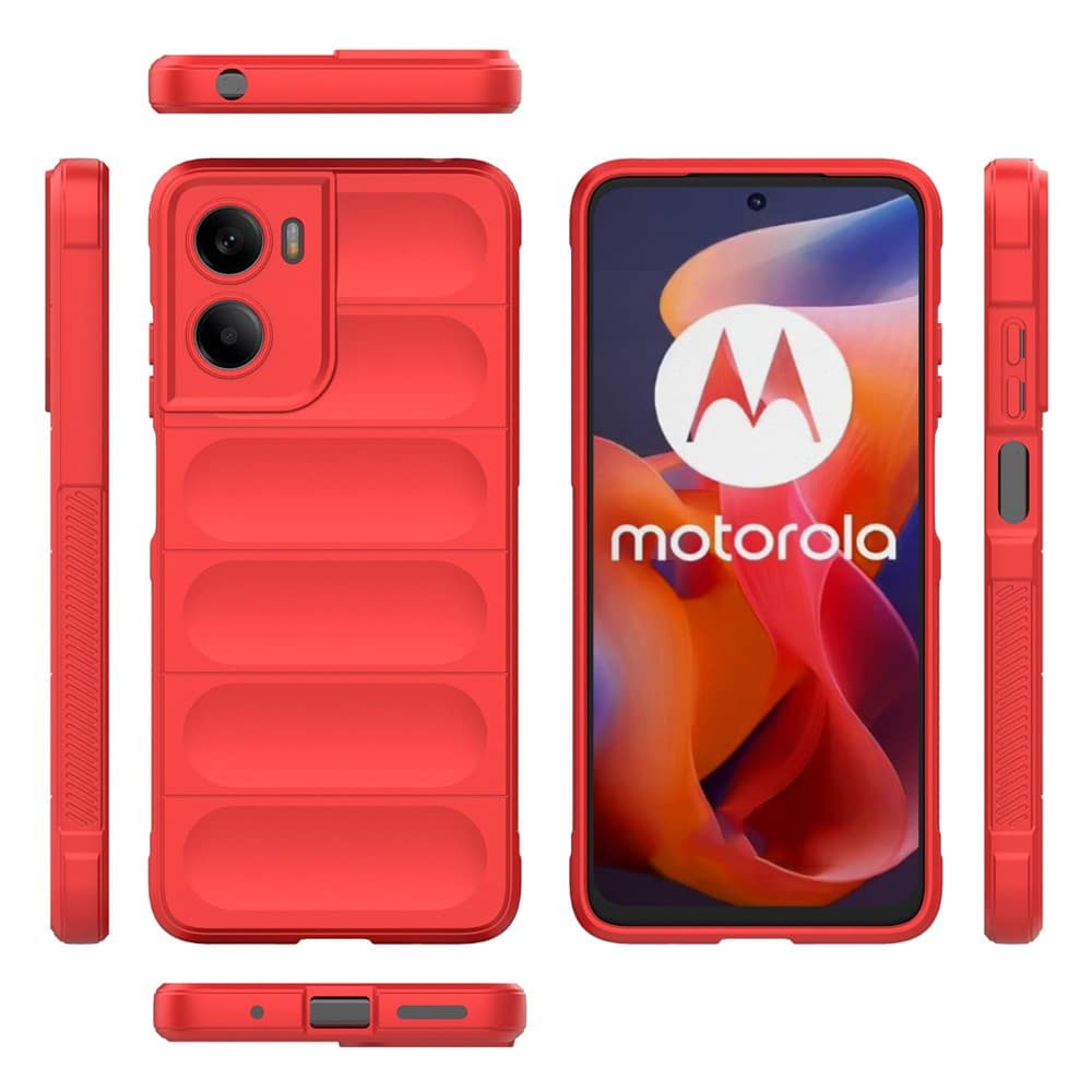 Techsuit Magic Shield - θήκη για Motorola Moto G05 / E15 - Κόκκινο - Image 2