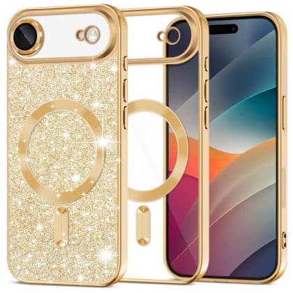 Techsuit Luxury Glitter - θήκη για Apple iPhone 17 - Χρυσό