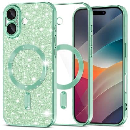 Techsuit Luxury Glitter - θήκη για Apple iPhone 17 - Πράσινο