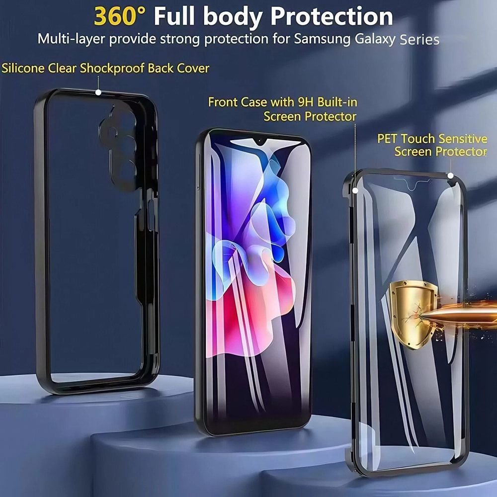 Techsuit ColorVerse 360 - θήκη για Samsung Galaxy S25 FE - Διάφανο - Image 2