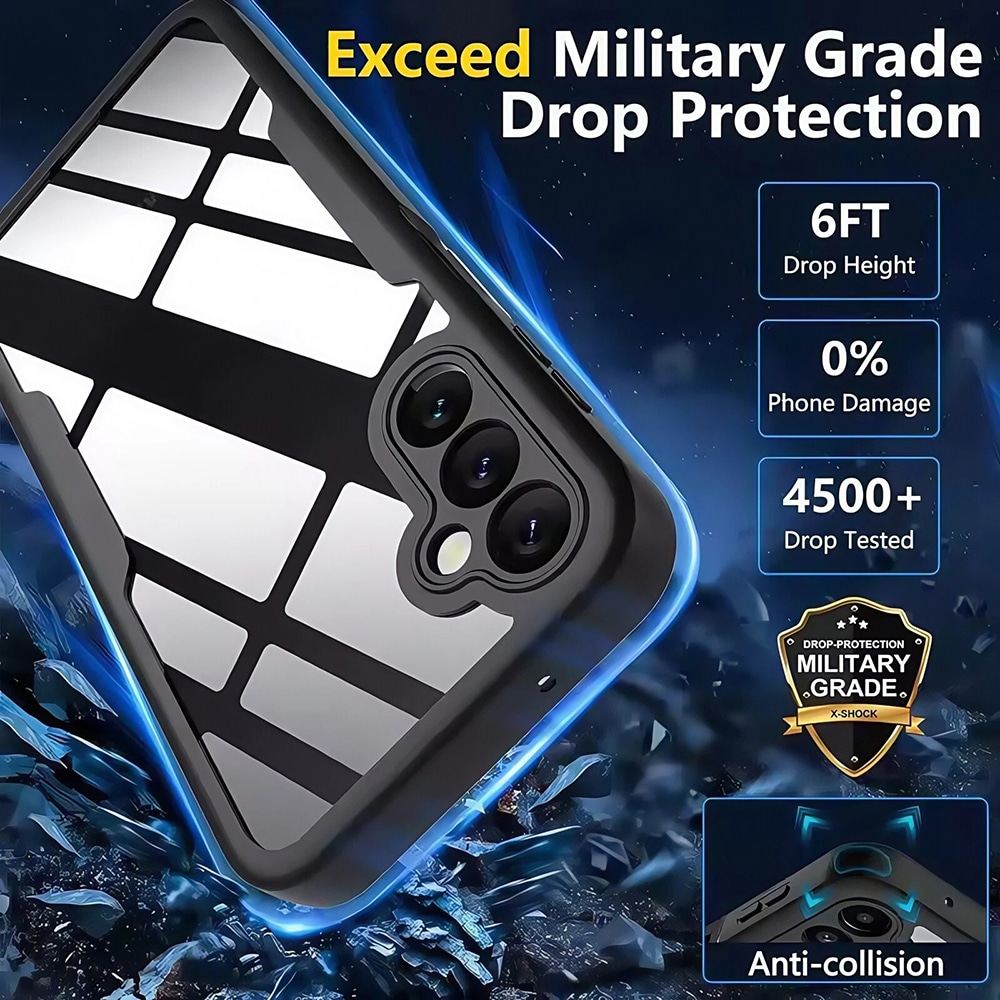 Techsuit ColorVerse 360 - θήκη για Samsung Galaxy S25 FE - Διάφανο - Image 4