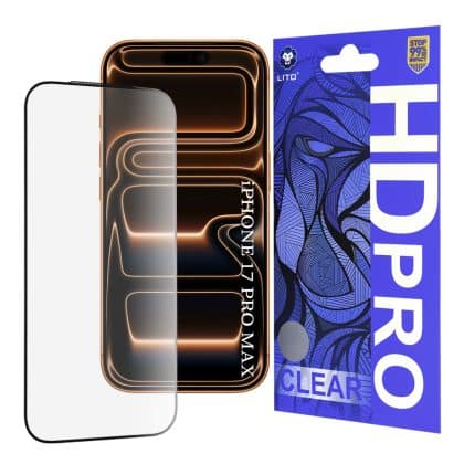 Lito - Hd Pro Clear Για iPhone 17 Pro Max - Μαύρο