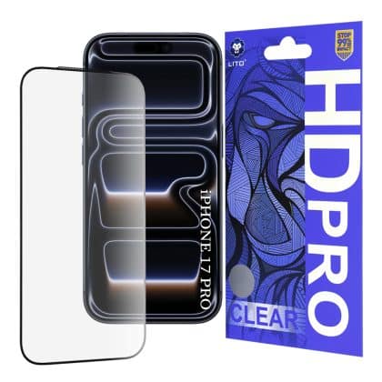 Lito - Hd Pro Clear - iPhone 17 Pro - Μαύρο