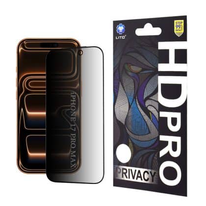 Lito - Hd Pro Privacy - iPhone 17 Pro Max - Μαύρο