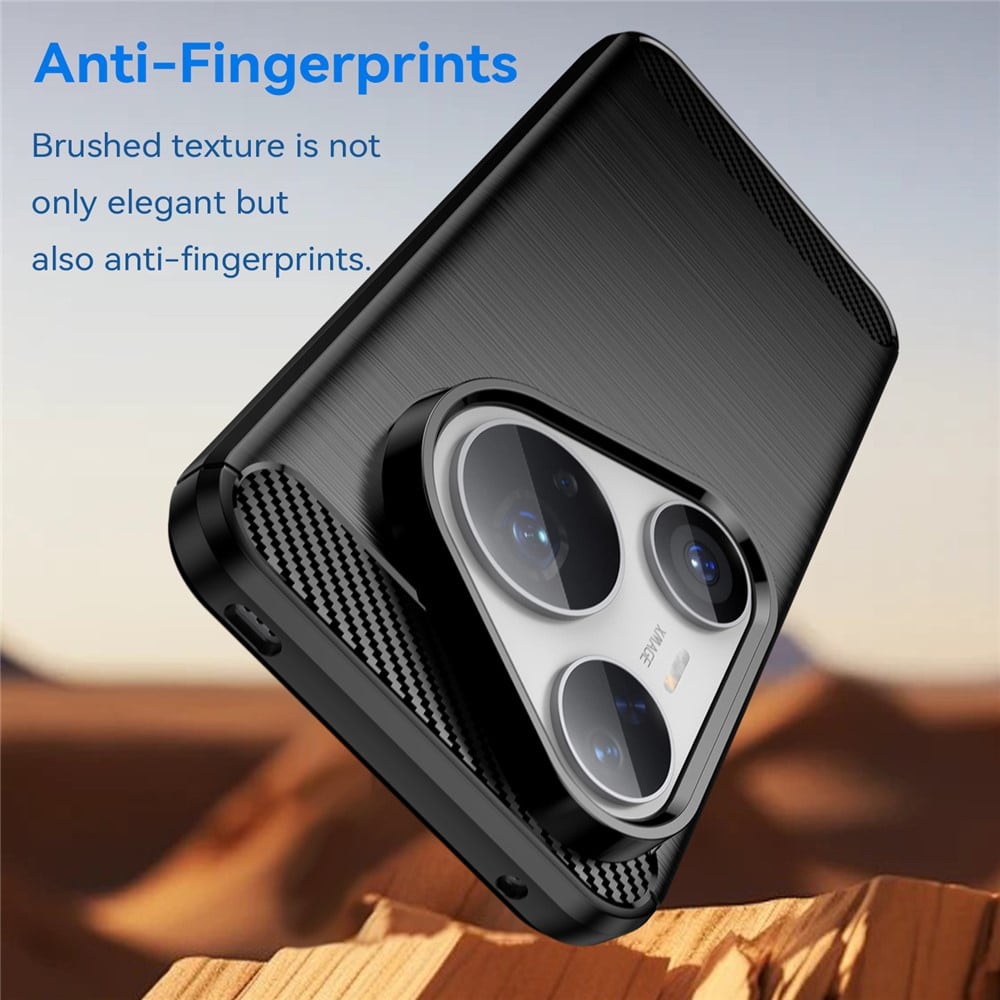 Techsuit Carbon Silicone - θήκη για Huawei Pura 80 Pro / Ultra - Μαύρο - Image 4