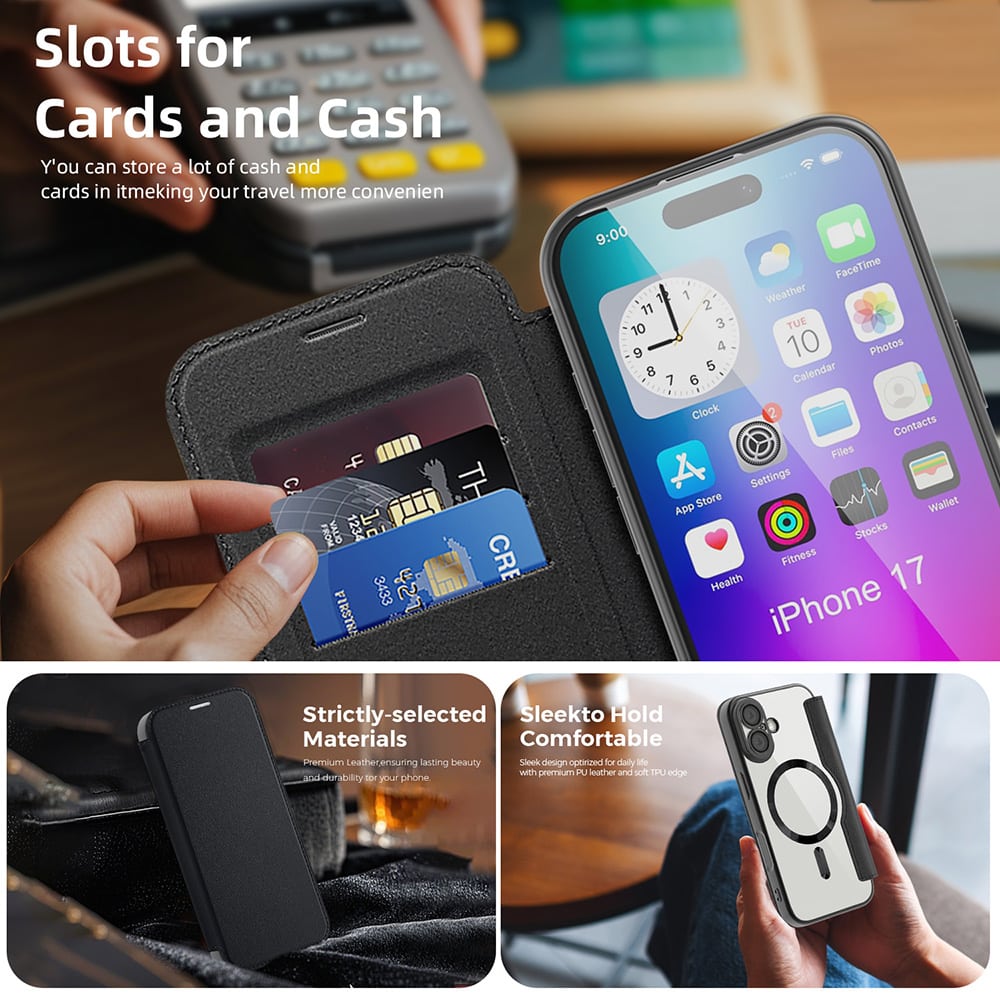Techsuit SmartMag - θήκη για Apple iPhone 17 - Γκρι - Image 5