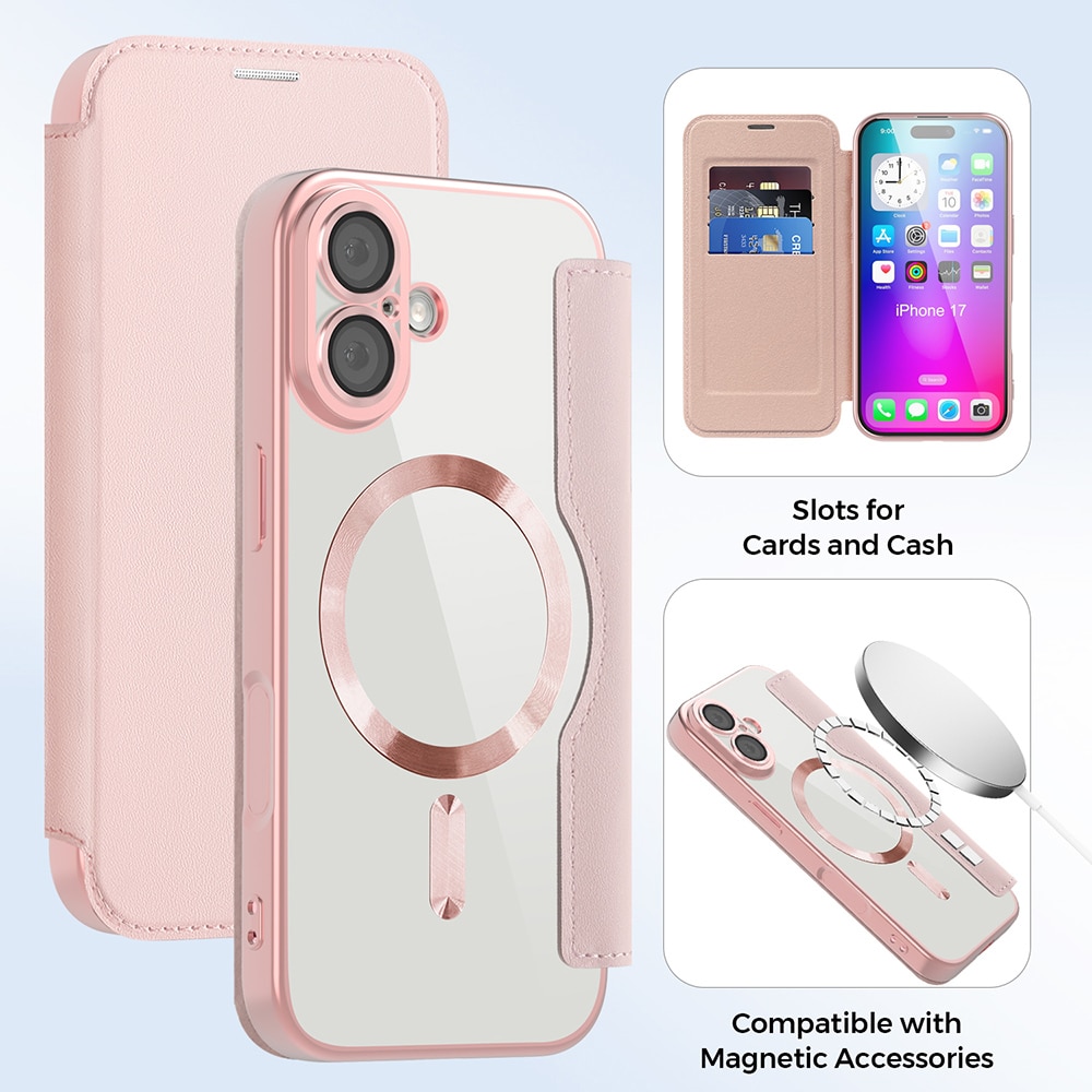 Techsuit SmartMag - θήκη για Apple iPhone 17 - Ροζ - Image 3